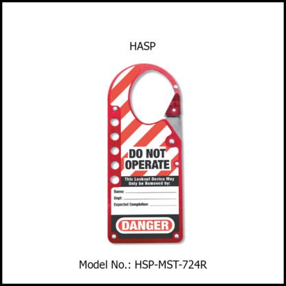 HASP, ALUMINIUM WITH SNAP-ON CLIP