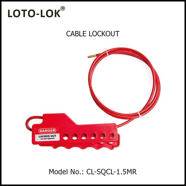 Cable Lockout, CL-SQCL-1.5MR
