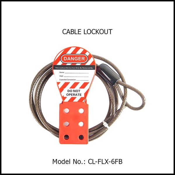 Cable Lockout, CL-FLX-6FB