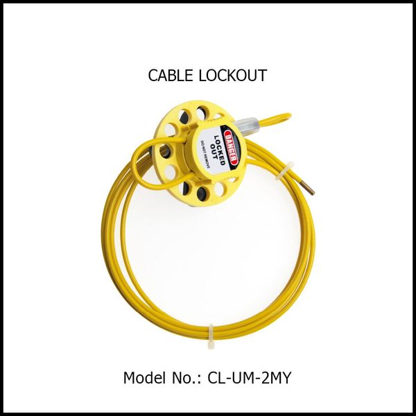 Cable Lockout, CL‐UM‐2MY