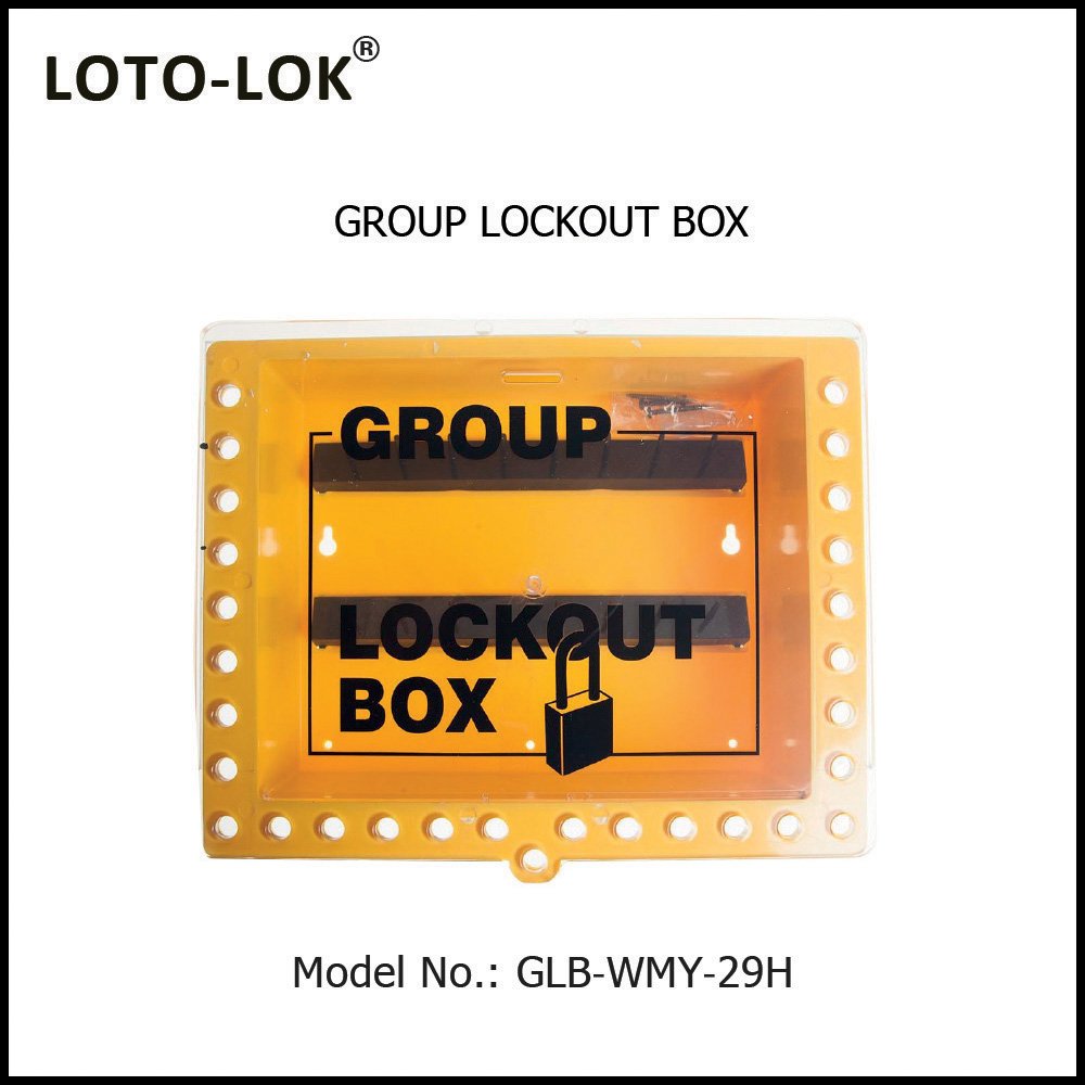 Yellow Group Locking Box (GLB‐WMY‐29H)