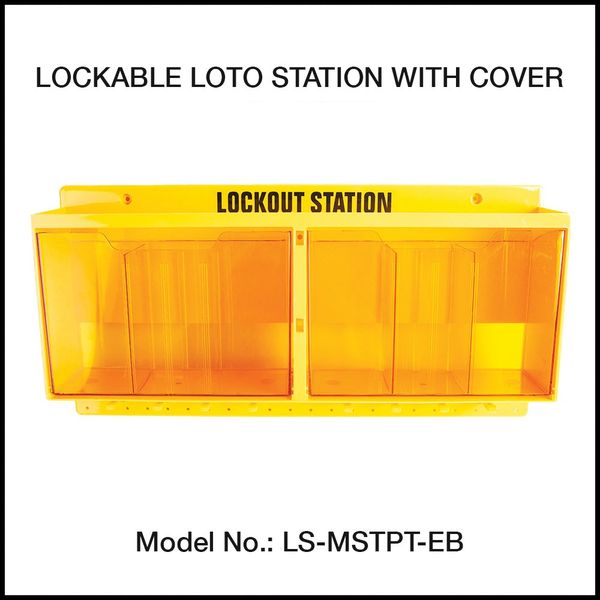 Lockout Station, 8 Padlocks (Empty Station)