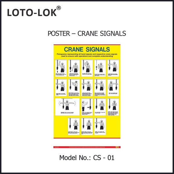 Poster, Crane Signal & Crane Safety