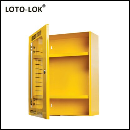 LOCKOUT STATION, STEEL, LS-6CFY-EB, (Empty Station) - Image 2