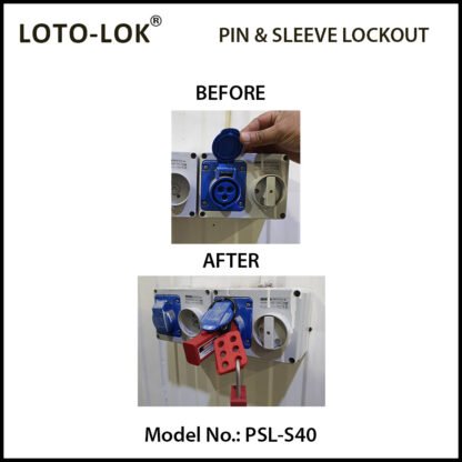 PIN & SLEEVE INDUSTRIAL SOCKET LOCKOUT DEVICE - Image 2