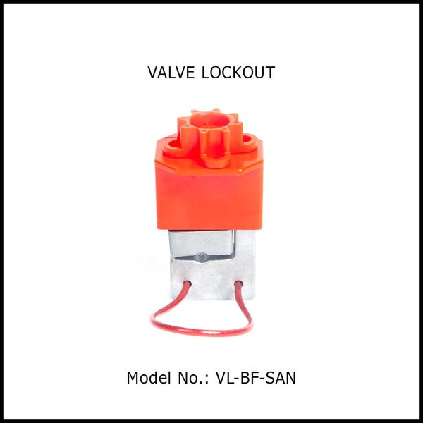 Butterfly Valve Lockout, Vl-Bf-San