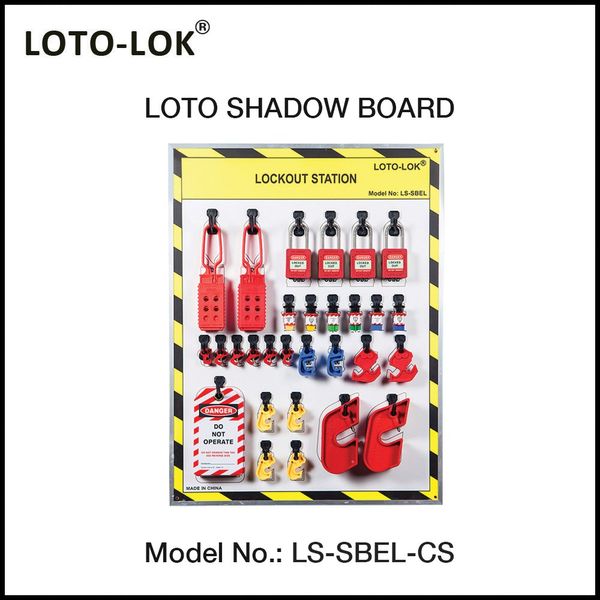LOTO Shadow Board, Electrical, (With Contents)