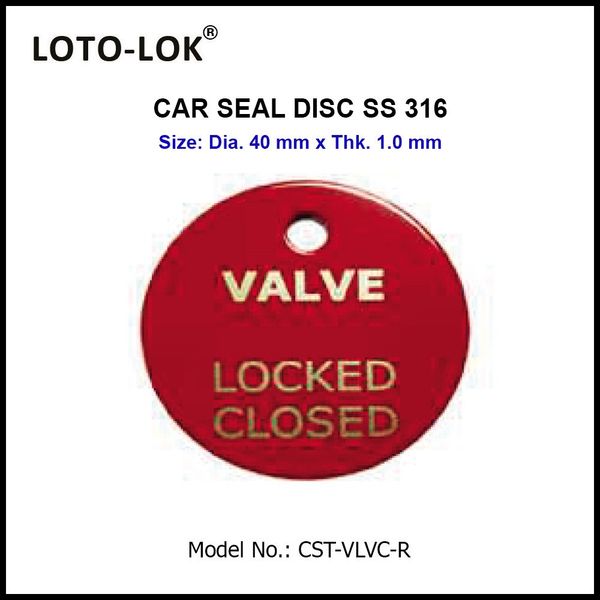 Car Seal Disc Ss 316