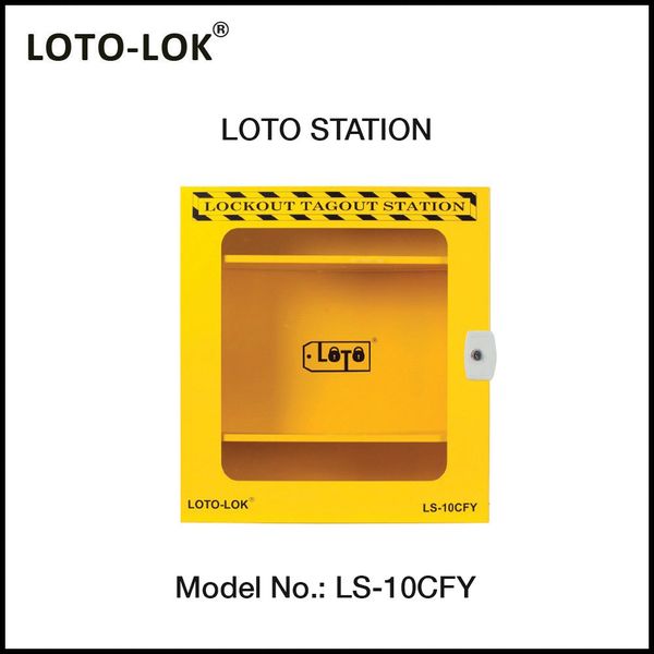 Lockout Station, Steel, LS-10CFY, (Empty Station)