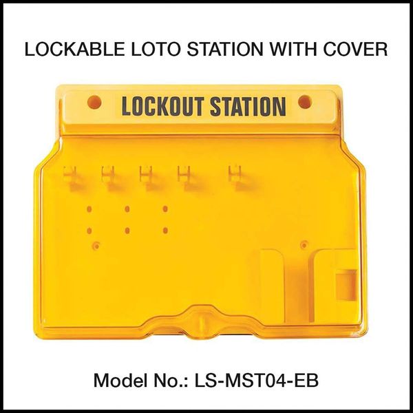 LOTO Station, Molded Plastic (Empty Board)