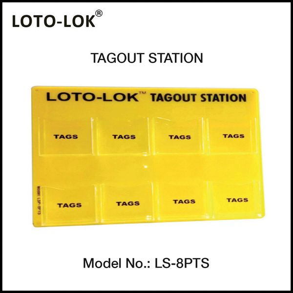 Tagout Station, LS‐8PTS, (Empty Board)