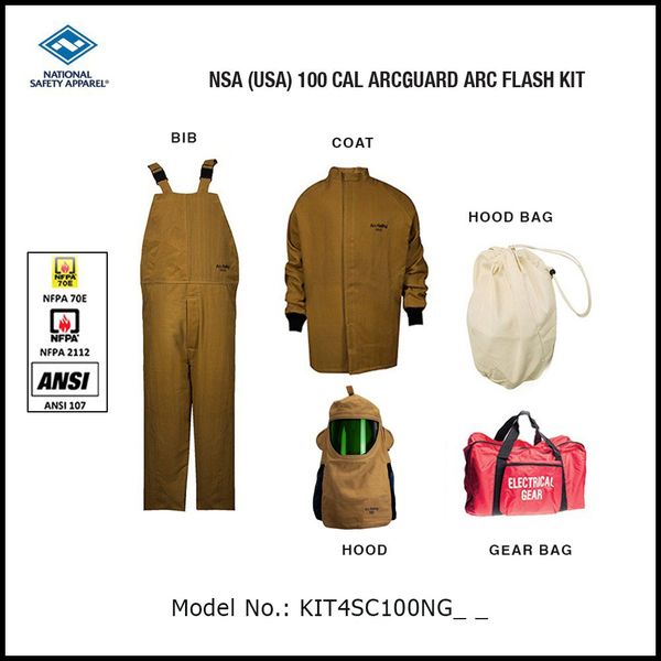 NSA (USA) 100 Cal Arcguard Arc Flash Kit