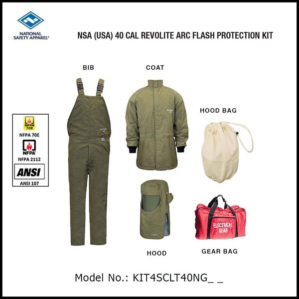 NSA (USA) 40 Cal Arcguard Revolite Arc Flash Protection Kit