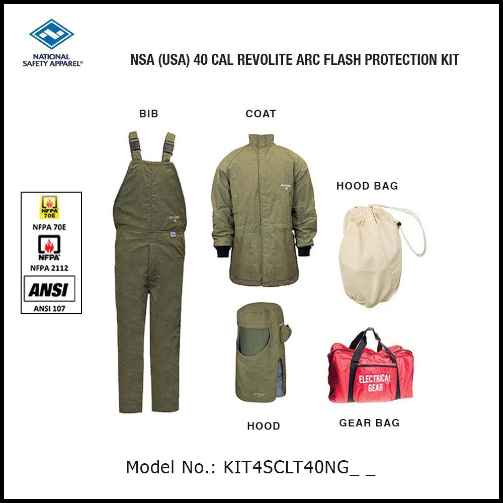 NSA (USA) 40 Cal Revolite Arc Flash Protection Kit