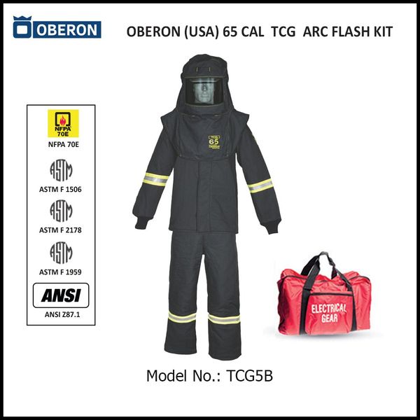 Oberon (USA) 65 Cal Arc Flash Protection PPE Kit