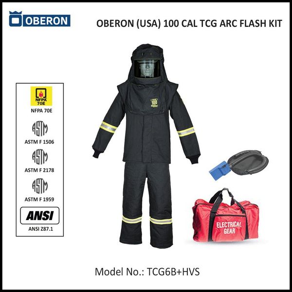 Oberon (USA) 100 Cal Arc Flash Protection PPE Kit
