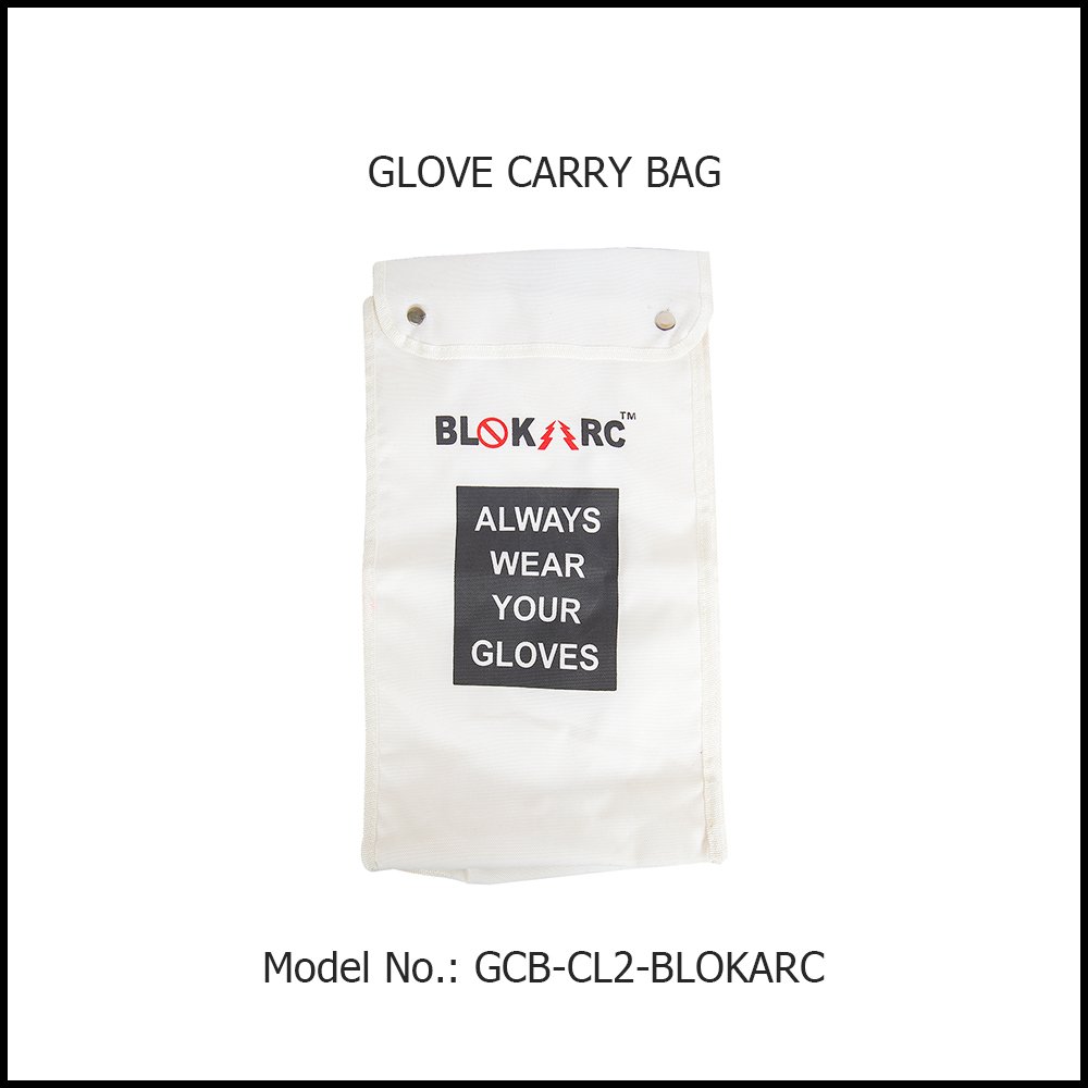 WHITE_COLOR_GLOVES_CARRY_BAG_FOR_INSULATED_GLOVES_CLASS2_GCB-CL2-BLOKARC™