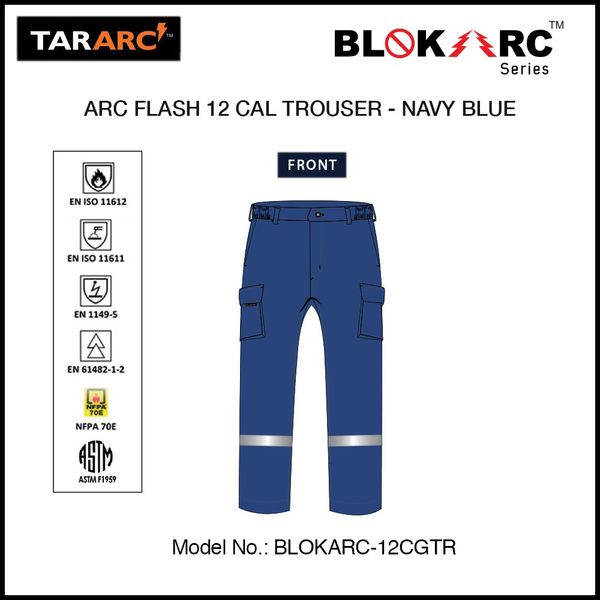 Arc Flash Trouser (Men), Arc Rating: 12 Cal/Cm² , HRC 2