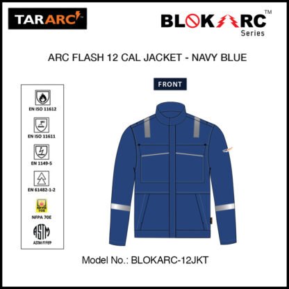 ARC FLASH JACKET (MEN), ARC RATING: 12 CAL/CM² , HRC 2