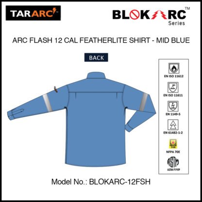 ARC FLASH SHIRT (MEN), ARC RATING: 12 CAL/CM² , HRC 2 - Image 2