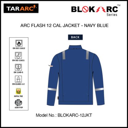 ARC FLASH JACKET (MEN), ARC RATING: 12 CAL/CM² , HRC 2 - Image 2