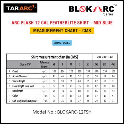 ARC FLASH SHIRT (MEN), ARC RATING: 12 CAL/CM² , HRC 2 - Image 6