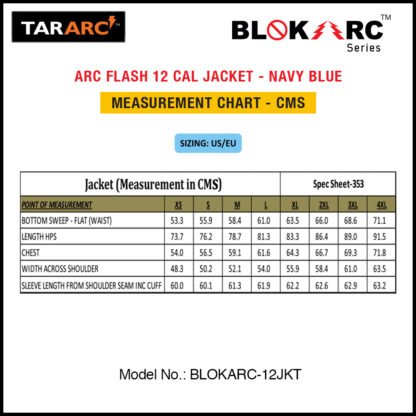 ARC FLASH JACKET (MEN), ARC RATING: 12 CAL/CM² , HRC 2 - Image 6