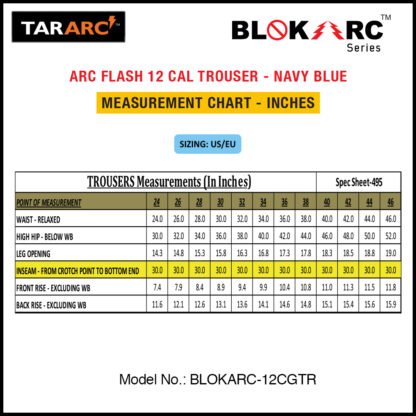 ARC FLASH TROUSER (MEN), ARC RATING: 12 CAL/CM² , HRC 2 - Image 7