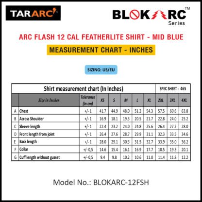 ARC FLASH SHIRT (MEN), ARC RATING: 12 CAL/CM² , HRC 2 - Image 7