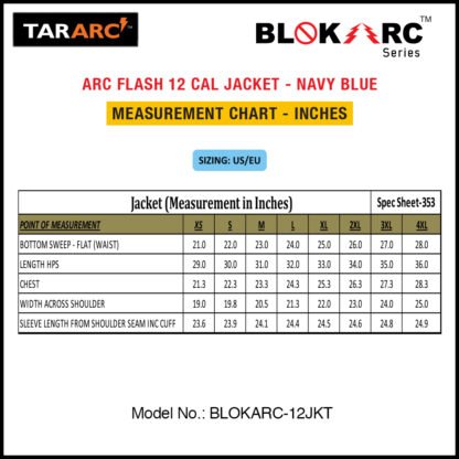 ARC FLASH JACKET (MEN), ARC RATING: 12 CAL/CM² , HRC 2 - Image 7