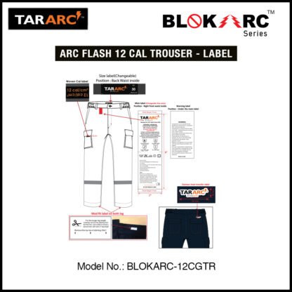 ARC FLASH TROUSER (MEN), ARC RATING: 12 CAL/CM² , HRC 2 - Image 5