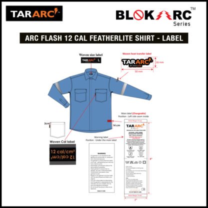 ARC FLASH SHIRT (MEN), ARC RATING: 12 CAL/CM² , HRC 2 - Image 5