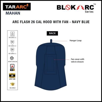 MAHAN ARC FLASH KIT (MEN), ARC RATING: 26 CAL/CM² , HRC 3 (BIB, 32" COAT, HOOD) - Image 14