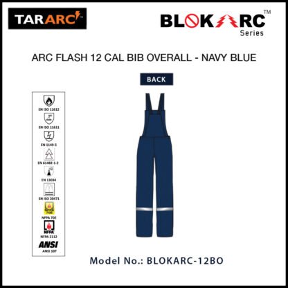 ARC FLASH KIT (MEN), ARC RATING: 12 CAL/CM² , HRC2 (BIB, 32" COAT & HOOD) - Image 3