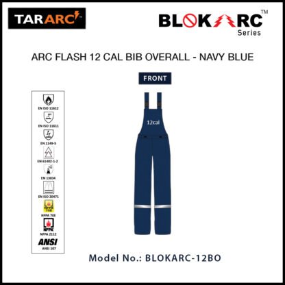 ARC FLASH KIT (MEN), ARC RATING: 12 CAL/CM² , HRC2 (BIB, 32" COAT & HOOD) - Image 2