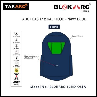 ARC FLASH KIT (MEN), ARC RATING: 12 CAL/CM² , HRC2 (BIB, 32" COAT & HOOD) - Image 14