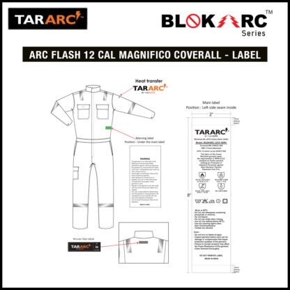 ARC FLASH MAGNIFICO COVERALL (MEN), ARC RATING: 12 CAL/CM² , HRC 2 - Image 5