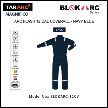 ARC FLASH MAGNIFICO COVERALL (MEN), ARC RATING: 12 CAL/CM² , HRC 2 - Image 2