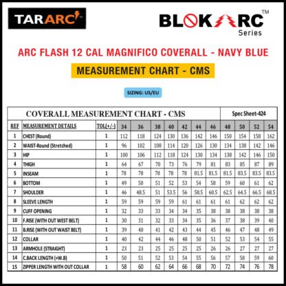 ARC FLASH MAGNIFICO COVERALL (MEN), ARC RATING: 12 CAL/CM² , HRC 2 - Image 6