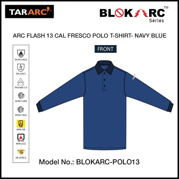 Arc Flash Fresco Polo (Men), Arc Rating: 13 Cal/Cm² , HRC 2
