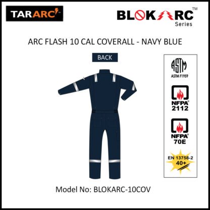 ARC FLASH COVERALL (MEN), ARC RATING: 10 CAL/CM² , HRC 2 - Image 2