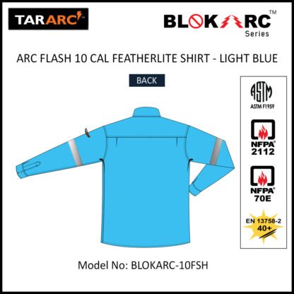 ARC FLASH FEATHERLITE SHIRT (MEN), ARC RATING: 10 CAL/CM² , HRC 2 - Image 2