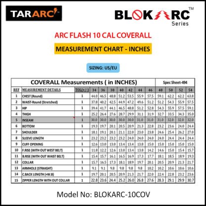 ARC FLASH COVERALL (MEN), ARC RATING: 10 CAL/CM² , HRC 2 - Image 7