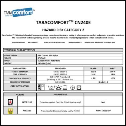 ARC FLASH FORMAL TROUSER (MEN), ARC RATING: 10 CAL/CM² , HRC 2 - Image 8