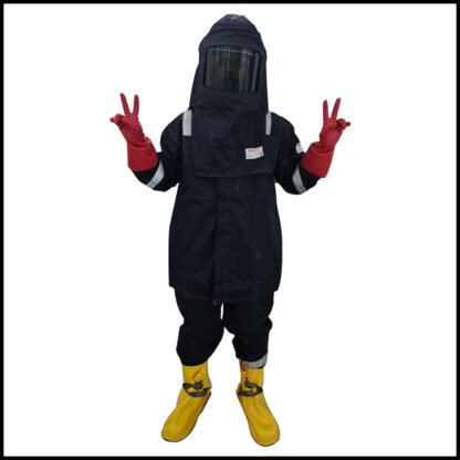 VALLUM ARC FLASH KIT (MEN), ARC RATING: 45 CAL/CM² , HRC 4 (BIB, 32" COAT, HOOD) - Image 23
