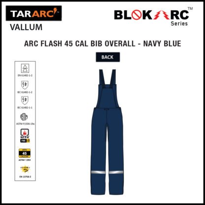 VALLUM ARC FLASH KIT (MEN), ARC RATING: 45 CAL/CM² , HRC 4 (BIB, 32" COAT, HOOD) - Image 3