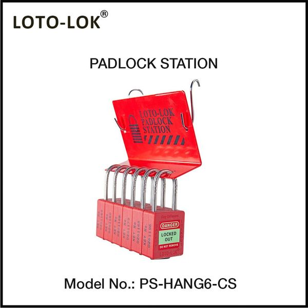 Padlock Station, Wall Mounted (With Contents)