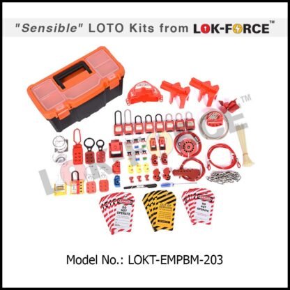 LOTO ELECTRO-MECHANICAL KIT PLASTIC TOOL BOX - MEDIUM - Image 2