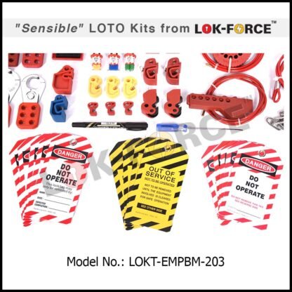 LOTO ELECTRO-MECHANICAL KIT PLASTIC TOOL BOX - MEDIUM - Image 4