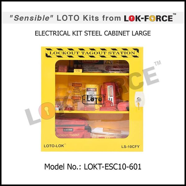 LOTO Electrical Kit Steel Cabinet - Large